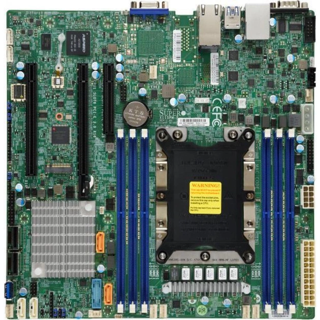 Серверна материнська плата Supermicro X11SPM-F - зображення 1