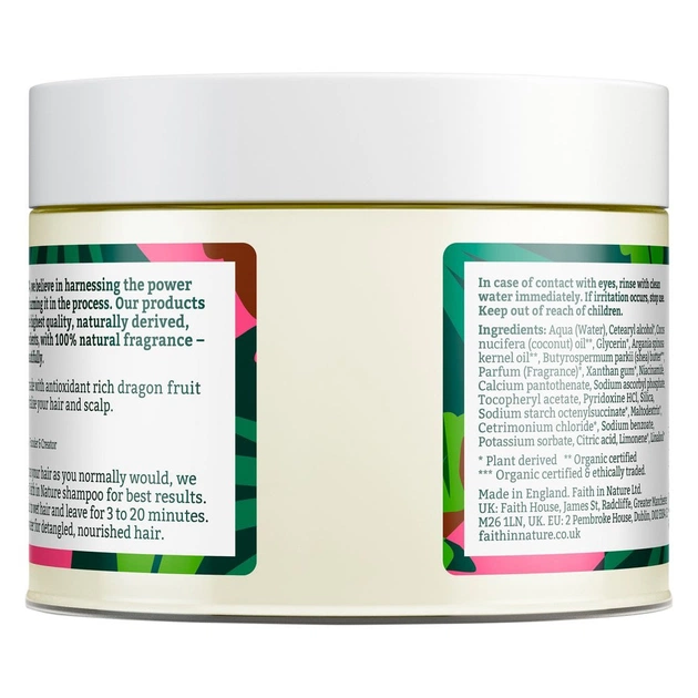 Маска для волосся Faith in Nature Натуральна З фруктом дракона 300 мл (708002306280) - picture 2