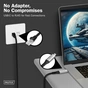 Дата кабель USB-C to RJ45 Ethernet 3.0m CAT 6A S/FTP 1Gbps LSZH Digitus (AK-300601-030-S) - уменьшенное изображение 6