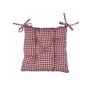 Подушка на стілець Прованс Клітинка бордо 40х40 (4823093431010) зображення 1
