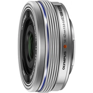 Об'єктив Olympus EZ-M1442-EZ 14-42mm pancake Silver (V314070SE000) зображення 1