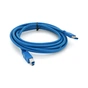 Кабель для принтера USB 3.0 AM/BM 3.0m blue Voltronic (YT-3.0AM\BM-3.0BL) - уменьшенное изображение 1