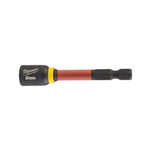 Головка магнітна Milwaukee 1/4", шестигранна, 8 мм Shockwave, ударостійка (4932492439) зображення 1