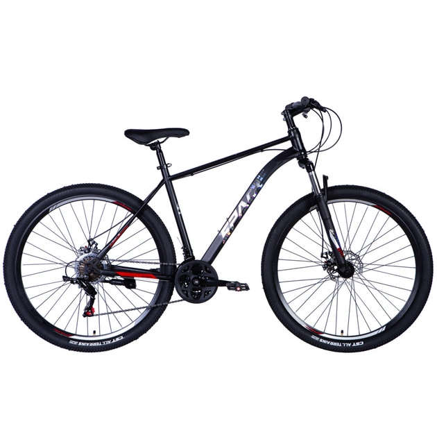 Велосипед Space Neptune (035) AM DD 29" 20" St 2024 Чорно-червоний (OPS-SP-29-030) - изображение 1