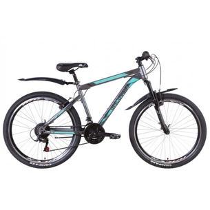 Велосипед Discovery 26" TREK Vbr рама-15" 2021 Graphite/Turquoise (OPS-DIS-26-383) зображення 1