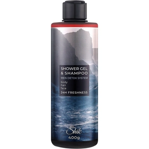 Гель для душу Shik Men Detox System Shower Gel & Shampoo 400 г (4823107607141) зображення 1