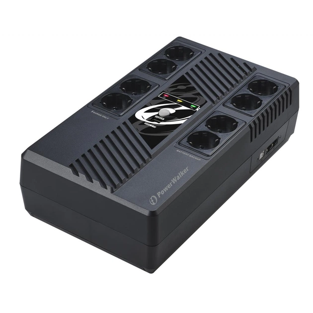 Пристрій безперебійного живлення PowerWalker VI 1000 MS (10121162) - зображення 1