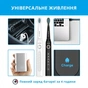 Набір зубних щіток Pecham Black and White Travel Set PC-084 (0290119010100) - зменшене зображення 3