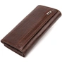 Гаманець Canpellini З натуральної шкіри Коричневий (21607) - зменшене зображення 2