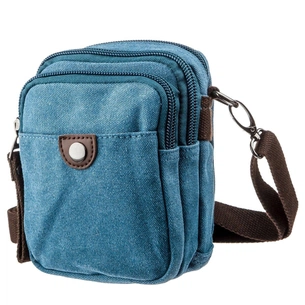 Сумка Vintage Текстильна Блакитна (20164) зображення 1