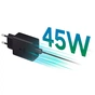 Зарядний пристрій Samsung USB-C PD45W black (EP-T4511NBEGEU) - зменшене зображення 4