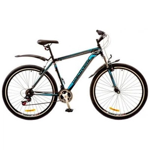 Велосипед Discovery 29" TREK AM 14G DD 21" St чорно-синьо-сірий 2017 (OPS-DIS-29-021) зображення 1