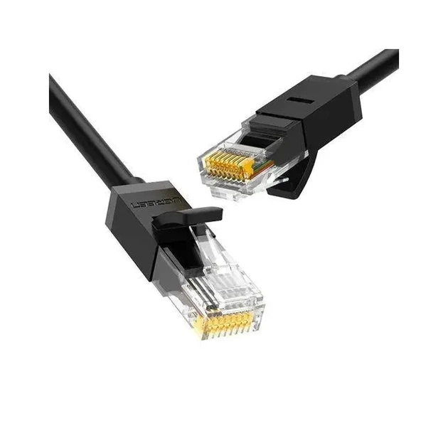 Патч-корд 2м, U/UTP Cat 6 CCA Lan Cable NW102 Black Ugreen (20160) - изображение 1