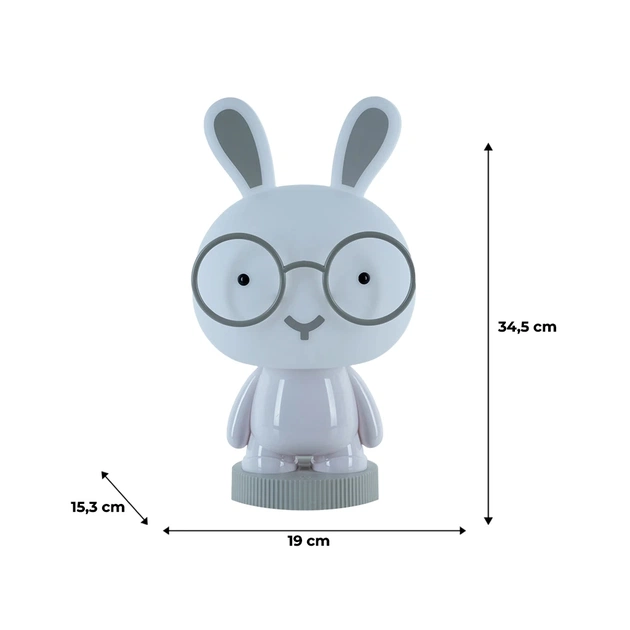 Нічник Kite Світильник LED з акумулятором Bunny, білий (K24-490-1-1) - picture 6