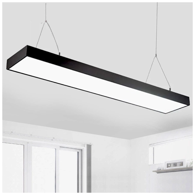 Світильник Євросвітло Sign-48 підвісний лінійний на тросах 48Вт 4200К чорний - picture 3