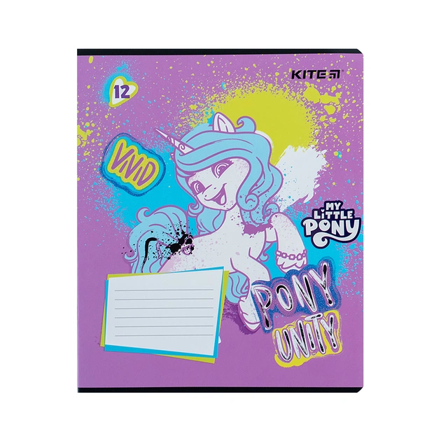 Зошит Kite My Little Pony 12 аркушів, лінія (LP24-234) - picture 8