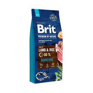 Сухий корм для собак Brit Premium Dog Sensitive Lamb 15 кг (8595602526642) зображення 1