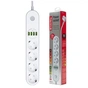 Мережевий фільтр живлення ColorWay CW-CHE44W, 4 розетки/4USB White 2M (CW-CHE44W) - зменшене зображення 2