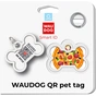 Адресник для тварин WAUDOG Smart ID з QR паспортом "Піца", кістка 40х28 мм (231-4038) - зменшене зображення 5