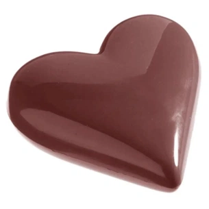 Форма для шоколаду Chocolate World Серце 80x69x16 мм 2 x 68 г 5 шт (1146 CW) зображення 1