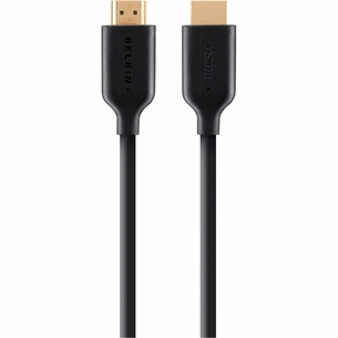 Кабель мультимедійний HDMI to HDMI 1.0m 4K/Ultra HD Belkin (F3Y021BT1M) зображення 1
