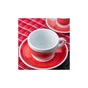 Чашка Ancap cappuccino 180 мл, серія Verona Millecolori Red (35118) - зменшене зображення 4