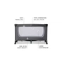 Дитячий манеж Hauck Dream N Play Plus Grey (60361-1) - зменшене зображення 2