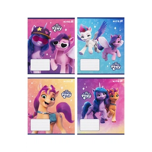 Зошит Kite My Little Pony, 12 аркушів, коса лінія (LP25-235) зображення 1