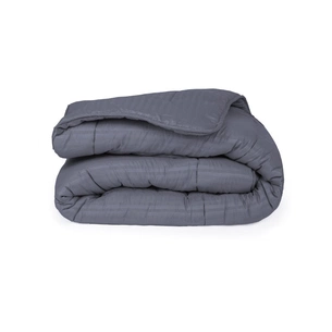 Ковдра MirSon зимова Шовкова Супер Тепла №9003 Eco Light Gray 200x220 см (2200005993514) зображення 1