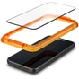 Скло захисне Spigen Apple iPhone 15 Glas.tR AlignMaster FC Black (2P) (AGL06906) - зменшене зображення 2