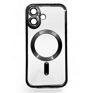 Чохол до мобільного телефона BeCover TPU Chrome Case (MagSafe) для Apple iPhone 16 Black (712070) зображення 1