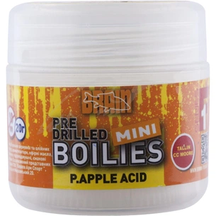 Бойл Brain fishing P.apple acid (ананас) pre drilled mini boilies 10 mm 20 gr (1858.02.43) зображення 1