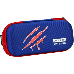 Пенал Cool For School з тисненням 1 відділення Блакитний (B-8010-dk.blue) зображення 1