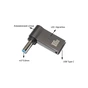 Перехідник USC-C to DC 4.0x3.0mm 100W ХОКО (XK-DC-C-4.0-3.0) - зменшене зображення 2
