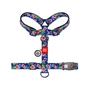 Шлея для собак WAUDOG Nylon з QR-паспортом анатомічна H-подібна "Інжир" пластиковий фастекс М (321-4053) - зменшене зображення 2