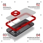 Чохол до мобільного телефона Armorstandart Frosted Matte Xiaomi Redmi 13 4G Red (ARM78271) - зменшене зображення 2