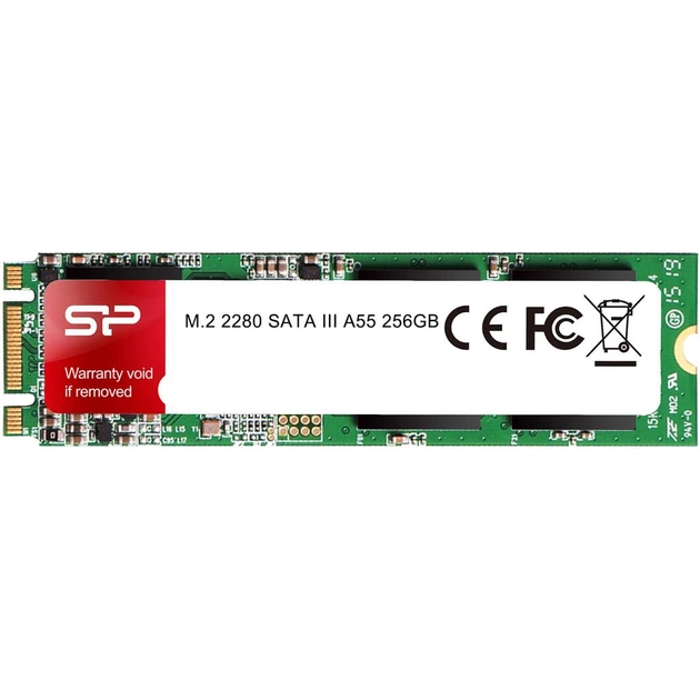 Накопичувач SSD M.2 2280 256GB Silicon Power (SP256GBSS3A55M28) - изображение 1
