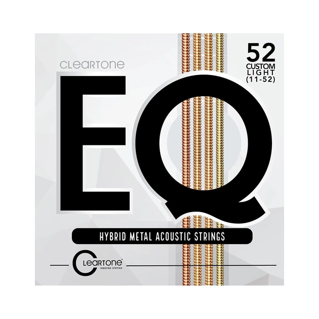 Струны для гитары Cleartone EQ Hybrid Metal Acoustic Custom Light (11-52) (7811) - изображение 1
