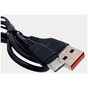 Дата кабель USB 2.0 AM to Micro 5P 1.0m 2.4A silicone black Denmen (DM-D01V-BK) - зменшене зображення 3