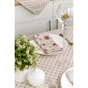 Серветка на стіл Прованс Квіти бордо Господиня 35х45 см (4823093451834) - зменшене зображення 5
