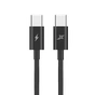Дата кабель USB-C to USB-C 1.0m 60W CC-07B Black Grand-X (CC-07B) - зменшене зображення 1