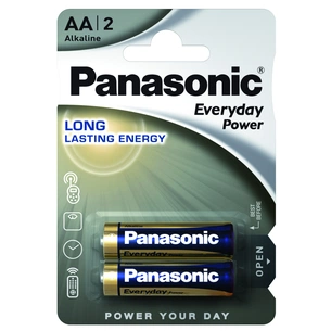 Батарейка Panasonic AA LR06 Everyday Power * 2 (LR6REE/2BR) изображение 1