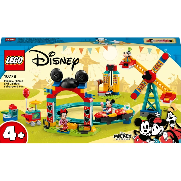 Конструктор LEGO Mickey and Friends Ярмаркові веселощі Міккі, Мінні та Гуфі 184 деталі (10778) - зображення 1