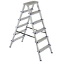 Драбина ELKOP cтремянка 6сх. верхя сходинка 1,41м, двостороння (DHR406) - preview 1