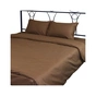 Постільна білизна Руно Brown сатин страйп євро (845.50ДУ_Brown) - уменьшенное изображение 2