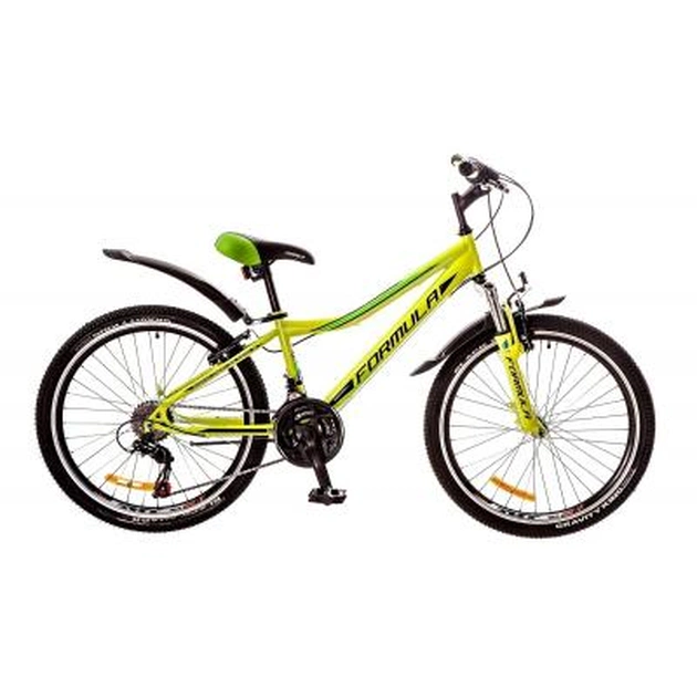 Велосипед Formula 24" FOREST 2017 AM 14G Vbr 12,5" St лайм (OPS-FR-24-088) - изображение 1