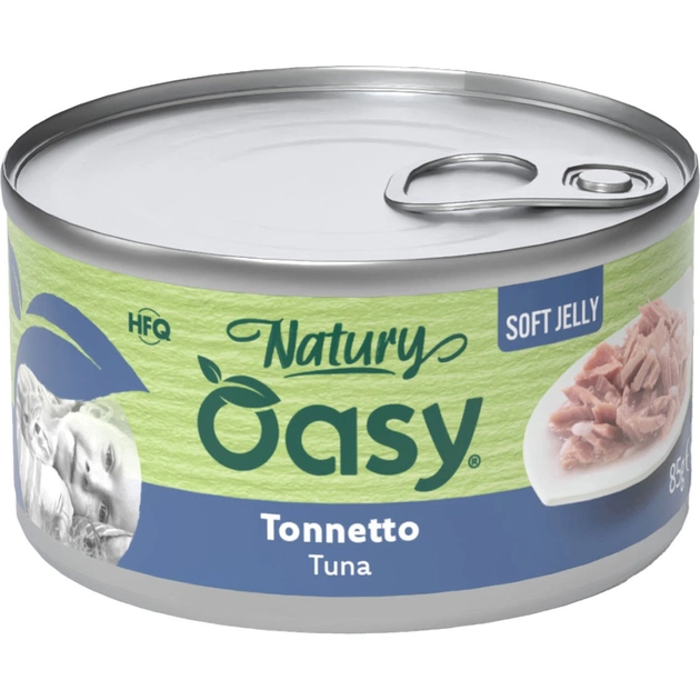 Консерви для котів OASY Wet Natury з тунцем 85 г (8054329512913) - зображення 1