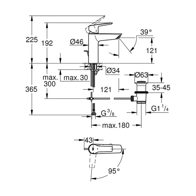 Змішувач Grohe QuickFix 23552002 - picture 4