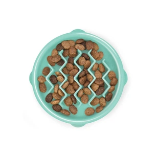 Посуд для собак Outward Hound Миска-лабіринт Fun Feeder хвиля XS м'ятна (0700603678292) зображення 1