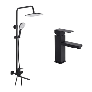 Душовий гарнітур Kroner Armada-SCH067 + змішувач Kubus-SCH010 (CVS30221) зображення 1